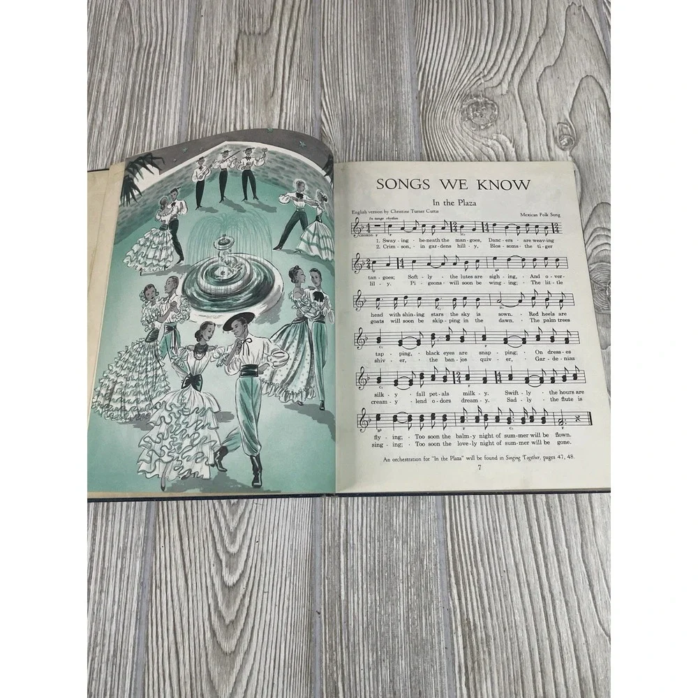 Singing in Harmony by Lilla Pitts 1957 Hardcover Illustrated Music Songs
